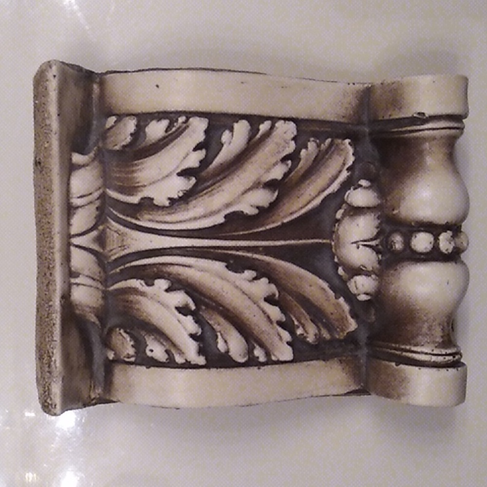 ELECTRA bisque corbel, Atlantis Tile, like Sid Dickens. *Rare & Retired wall art